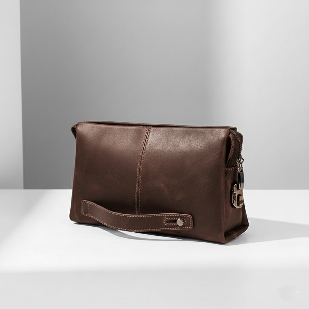 Genuine Leather Clutch Bags for Men Code Design Large Capacity Card Holders Phone Pocket Men Handbags Clutch Wallets