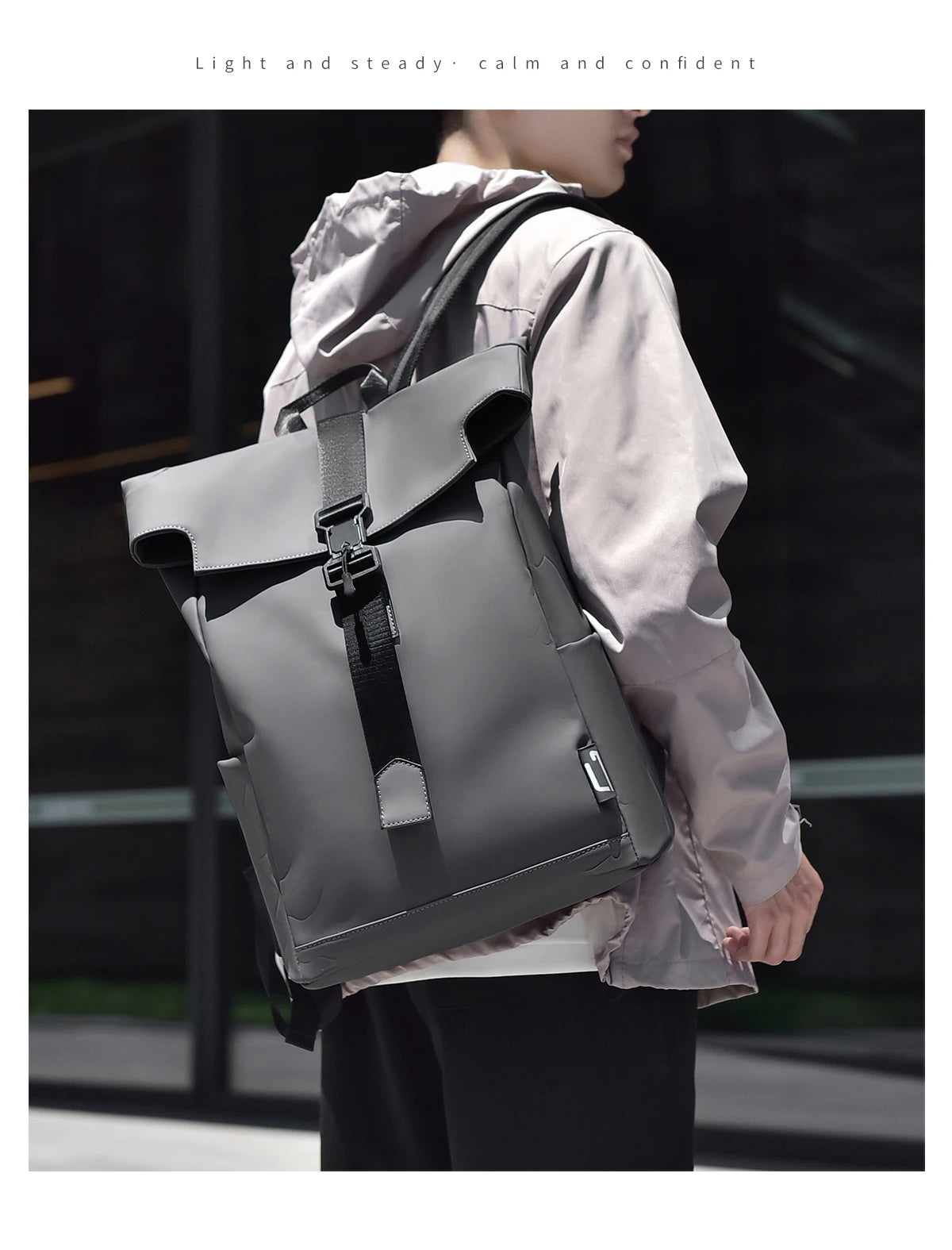 British Style Backpack For Men New Luxury Brand Urban Daily Back Pack 14-16 Laptop Backpacks Waterproof Student Bagpack Male