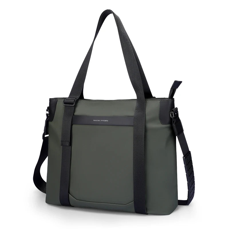 mark ryden multifunctional leather messenger bag men Black Crossbody Bag Large Capacity Stylish Men Shoulder Bag men