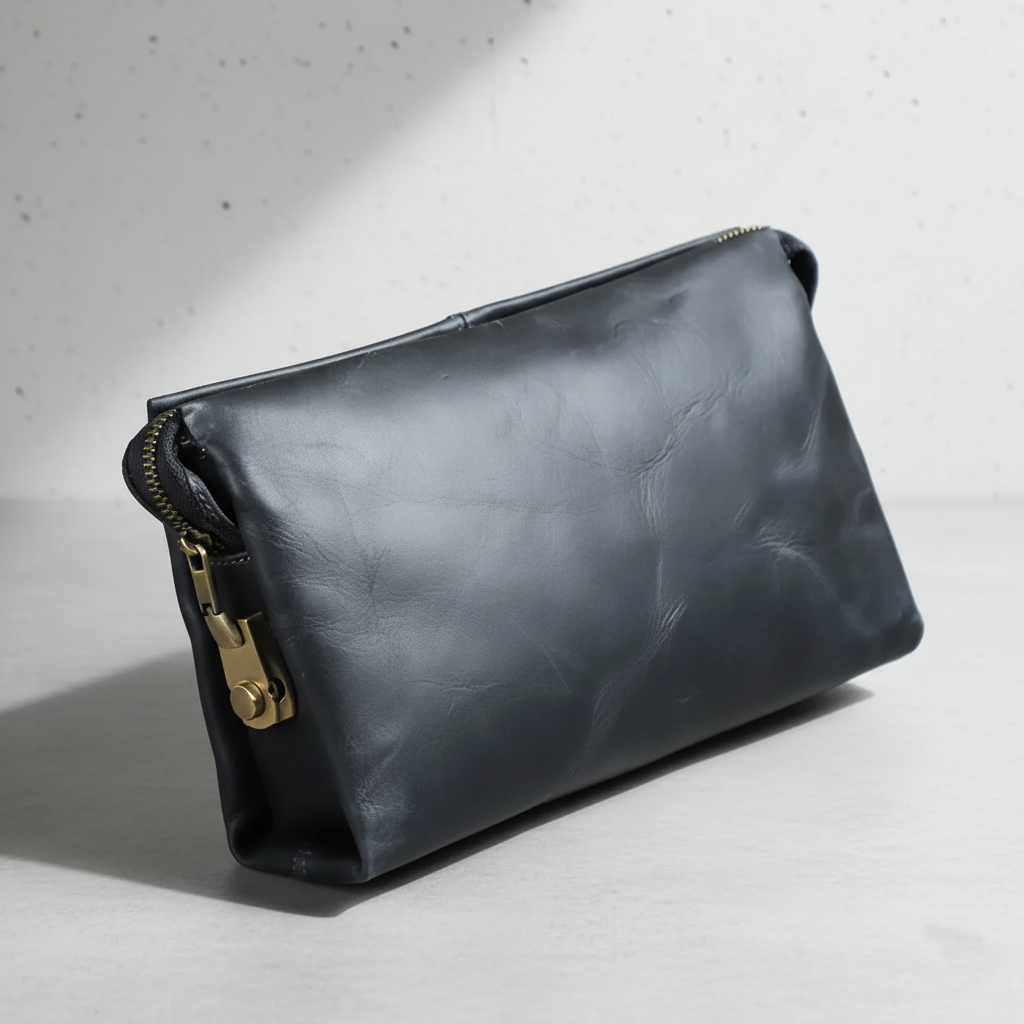 Genuine Leather Clutch Bags for Men Code Design Large Capacity Card Holders Phone Pocket Men Handbags Clutch Wallets