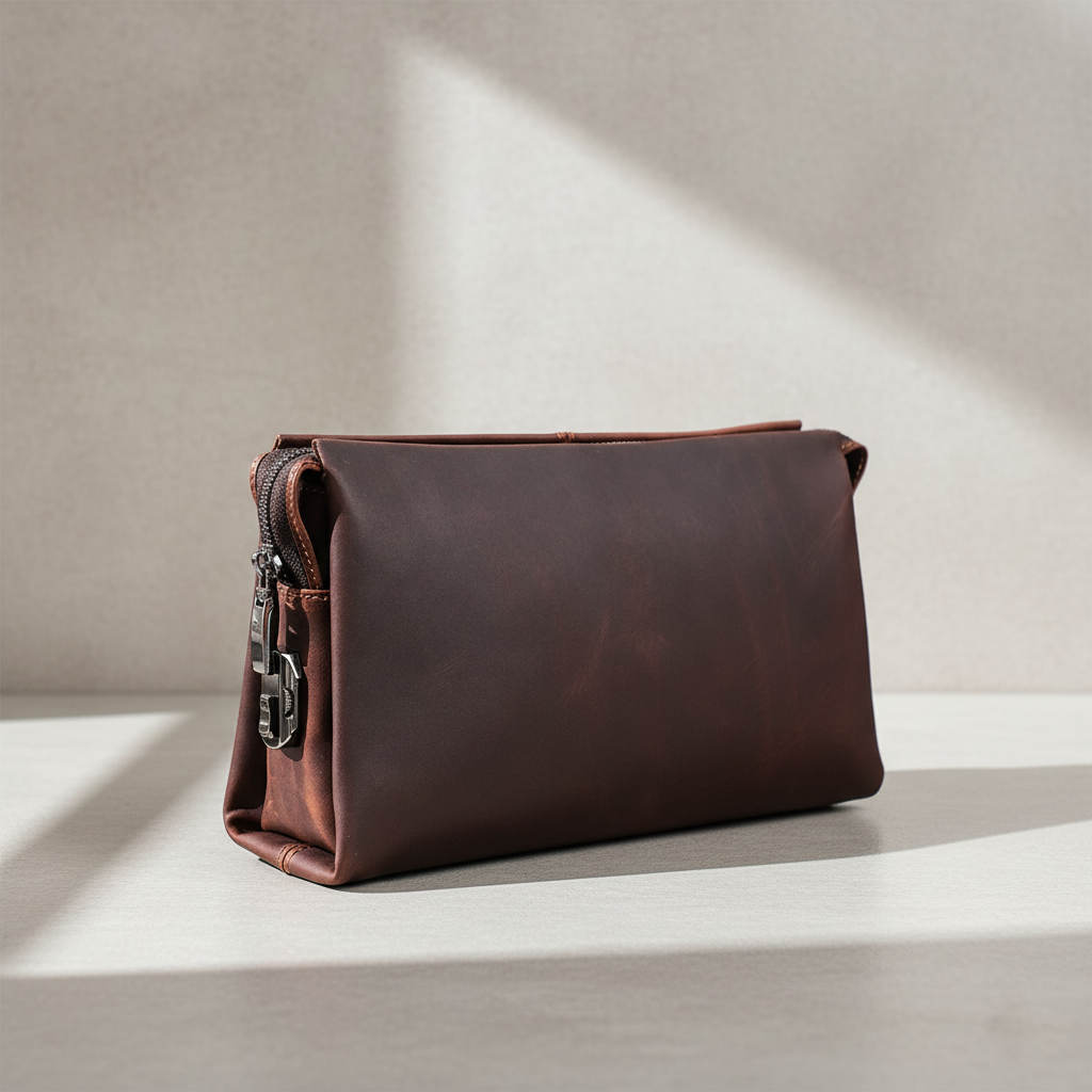 Genuine Leather Clutch Bags for Men Code Design Large Capacity Card Holders Phone Pocket Men Handbags Clutch Wallets