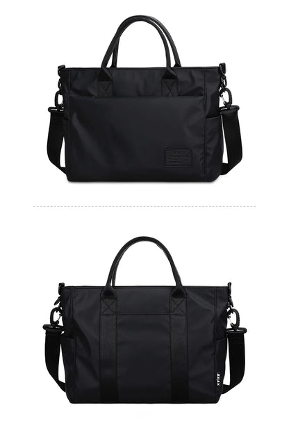 BJIAX File Bag Carrying Briefcase Men's Business Bag Lawyer Office Computer Bag Horizontal Shoulder Crossbody Bag Men Bag