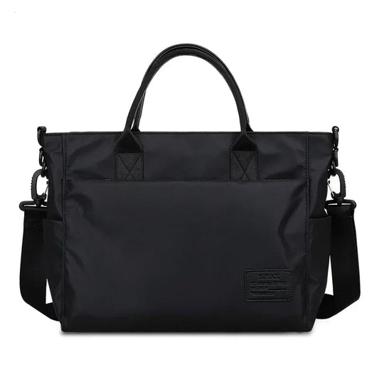 BJIAX File Bag Carrying Briefcase Men's Business Bag Lawyer Office Computer Bag Horizontal Shoulder Crossbody Bag Men Bag