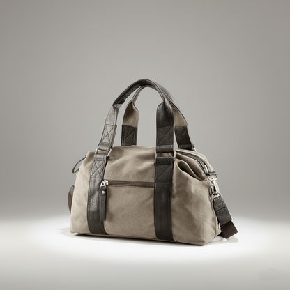 Men Canvas Handbag, Casual Business Bags Fit 15.6 inch Laptop, Fashion Fitness High Quality Travel Shoulder Bag